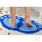 Footprints Feet Shaped Bathroom Footmat