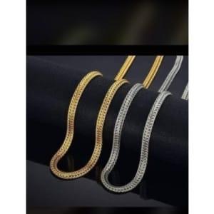 Cuban Necklace 2Pcs - Gold & Silver