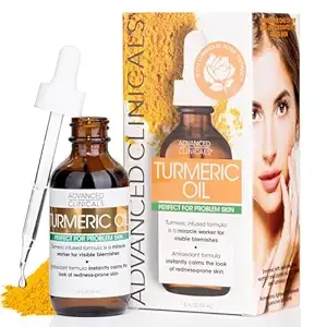 Turmeric Oil Blemish Control Facial Skin Care Serum Antioxidant Moisturizer 1.8ml